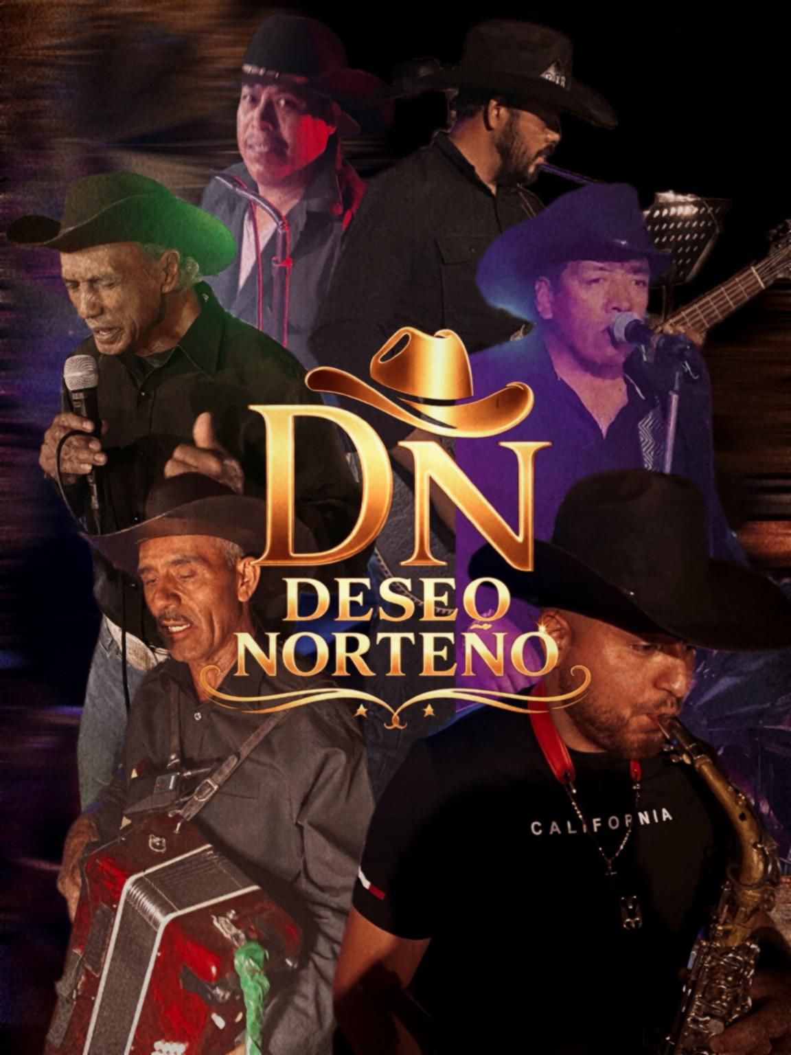 Integrantes de Deseo Norteño en escenario